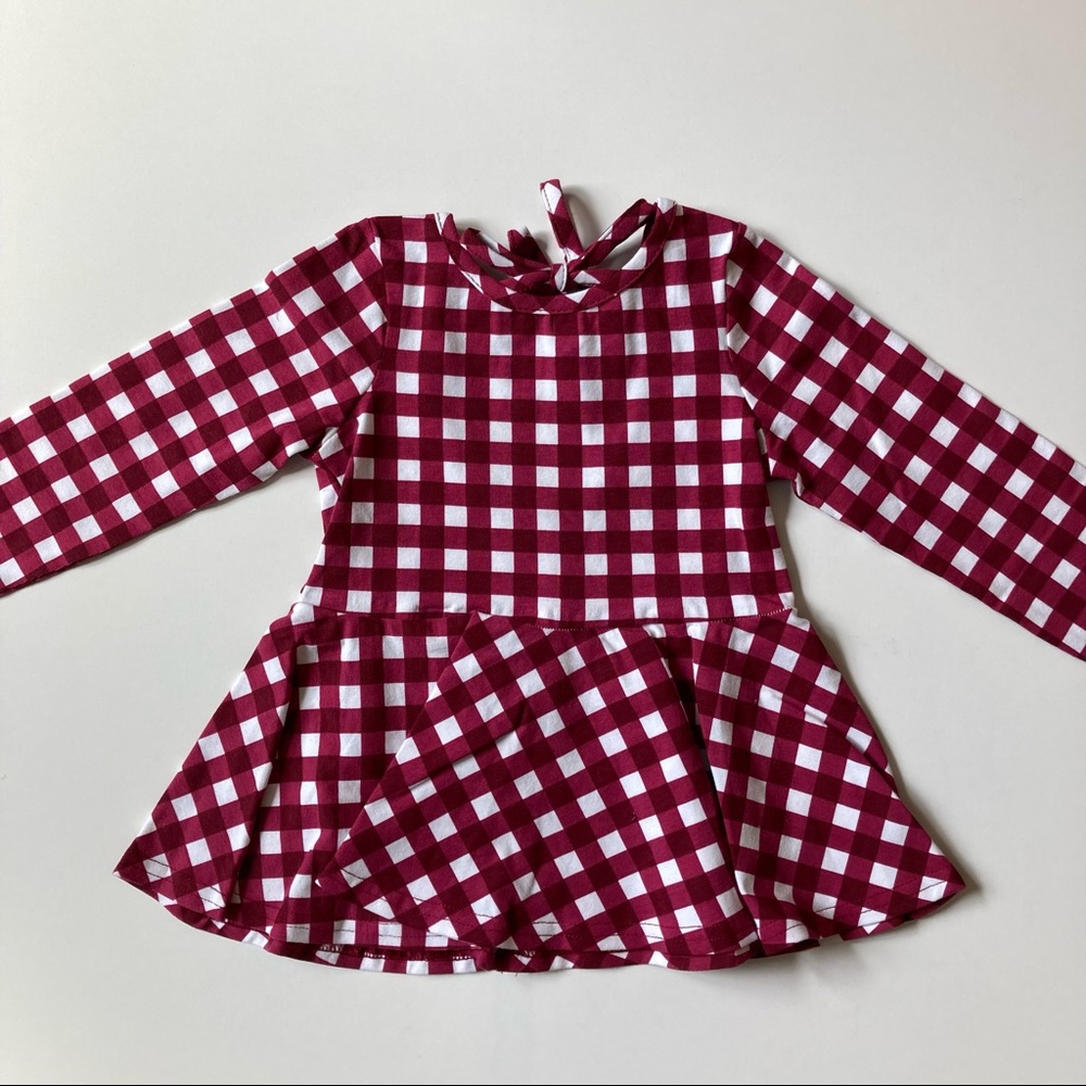 Ricrac & Ruffles Boutique Red Gingham Dress!